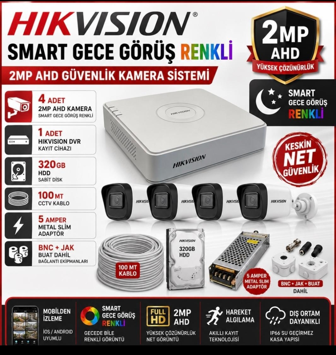 Net Uydu Güvenlik ürün - Afyonkarahisar kamera sistemleri
