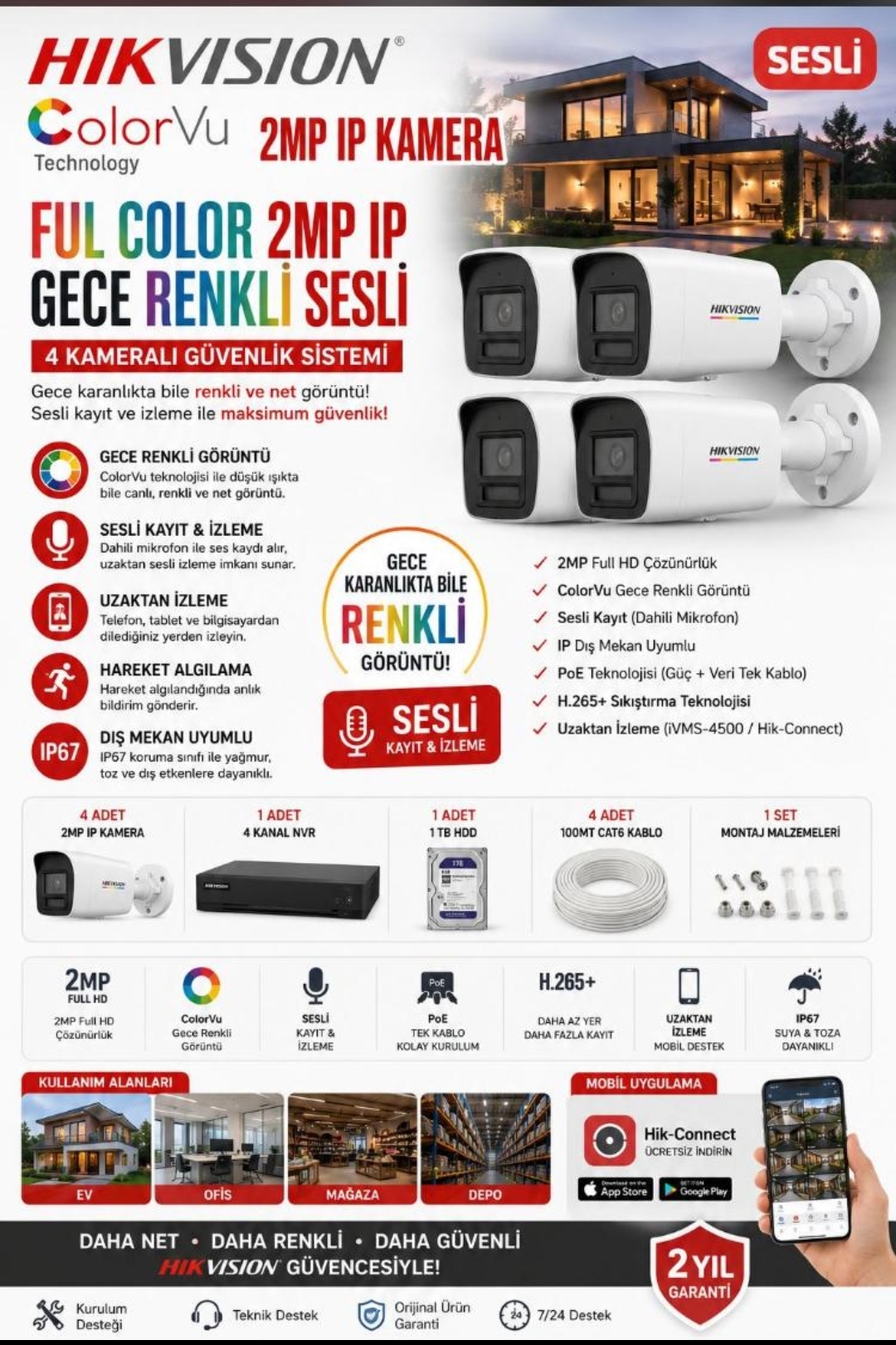 Net Uydu Güvenlik ürün - Afyonkarahisar kamera sistemleri